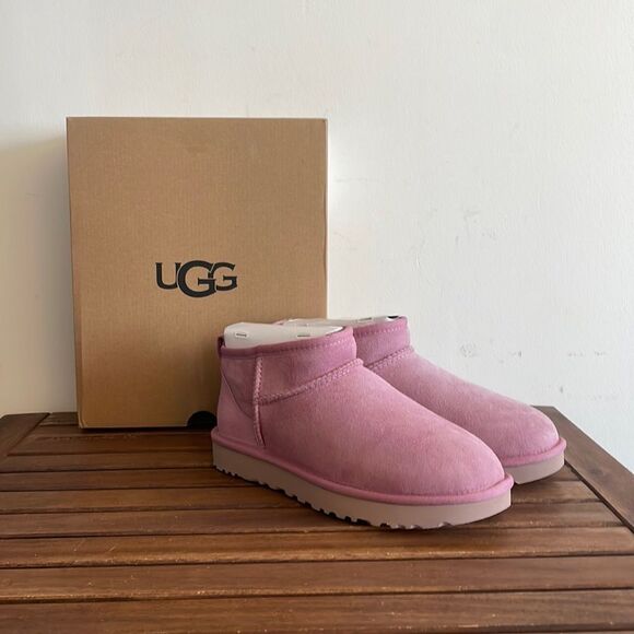 UGG Classic Ultra Mini Dusty Orchid USA Women Size 7/UK 5/EU 38 - Picture 3 of 15
